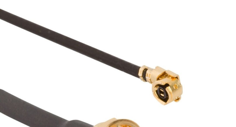 Micro-coax cable assemblies for secure, reliable mating