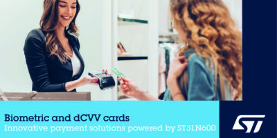 Secure microcontroller for biometric System-on-Card and dCVV