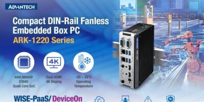 DIN-rail embedded box PC for intelligent manufacturing