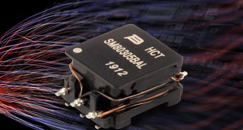 AEC-Q200 isolation transformer targets data buses, networks