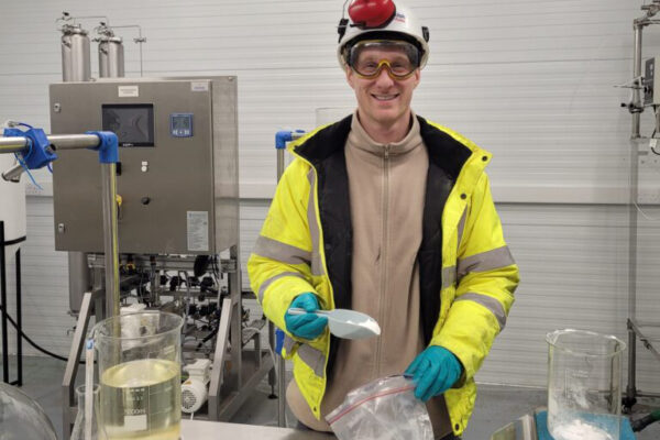 First lithium carbonate produced in the UK
