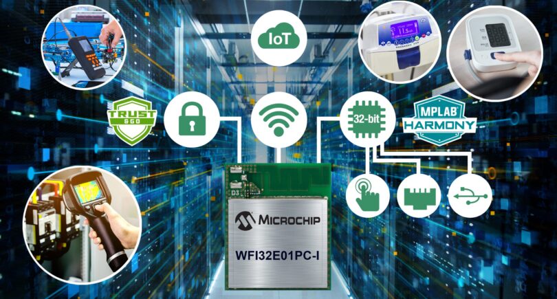 Microcontrôleur 32 bits Wi-Fi Trust&GO doté d’options de périphériques avancées