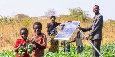 Power Roll teams for solar irrigation