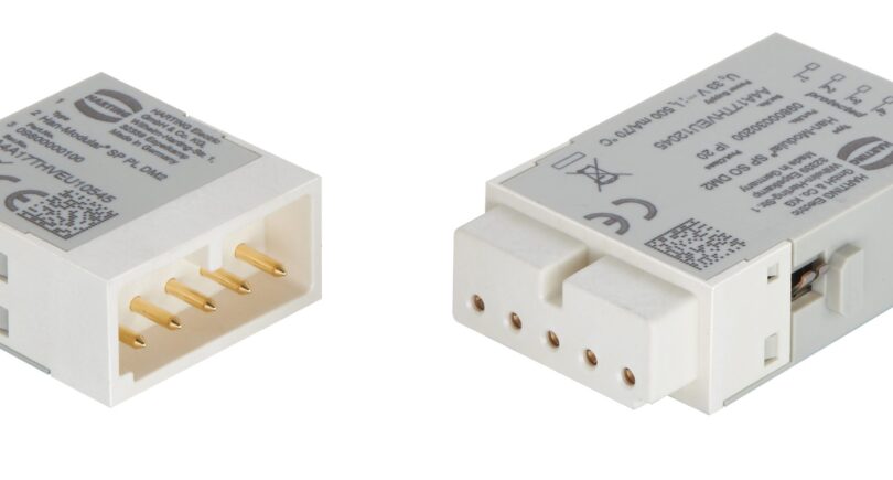 Connector has integrated surge protection