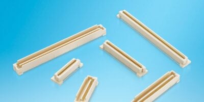 High pin count 0.8mm mezzanine connector for industrial systems