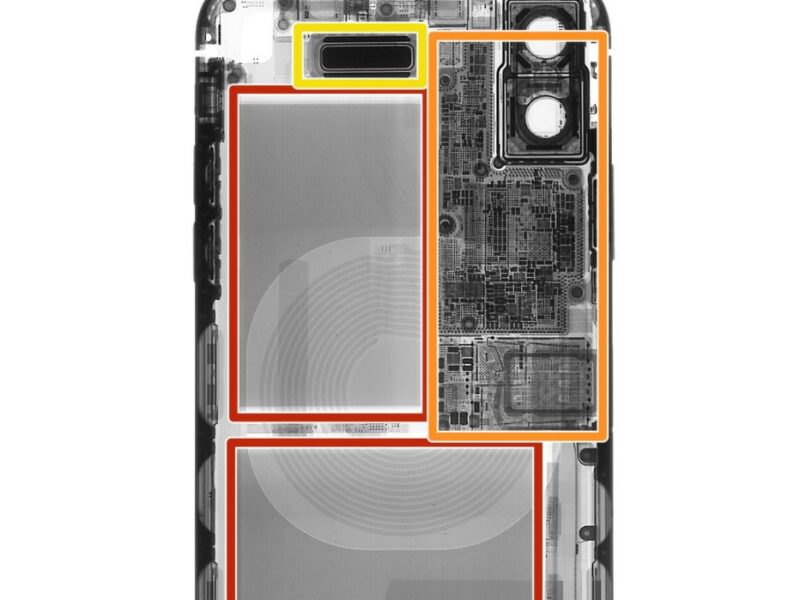 iPhone X teardown shows dual cell battery design