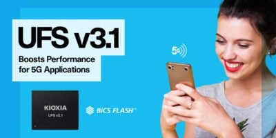 UFS Ver. 3.1 embedded flash offers performance increase