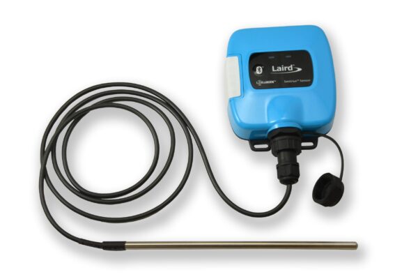 LoRaWAN and BLE sensor with an external probe