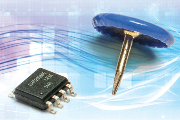 Surface mount isolated current transducer integrates current conductor