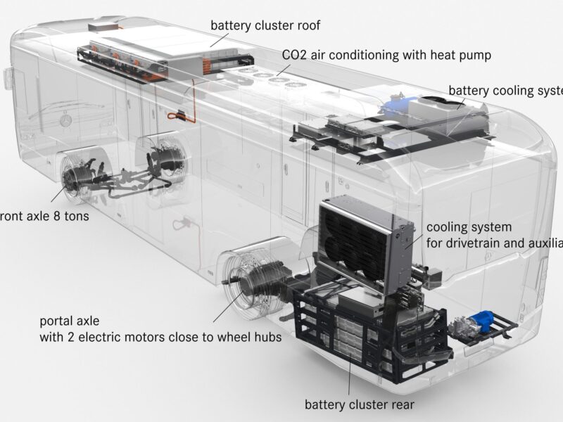 Electric bus to use solid state batteries and fuel cell range extender