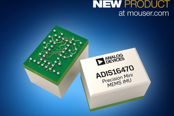 ADIS1647x mini industrial IMUs available from Mouser