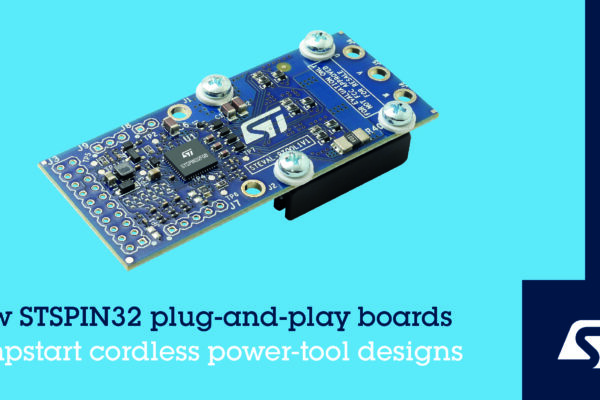 STSPIN32 prototype boards for cordless power tools
