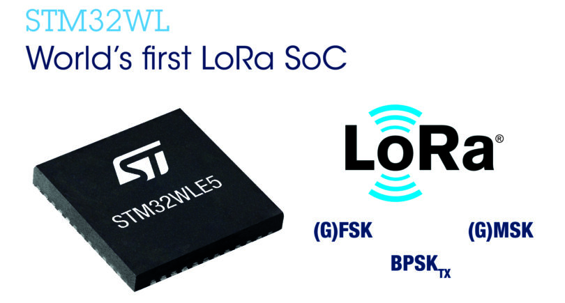 STM32 SoC integrates LoRa connectivity