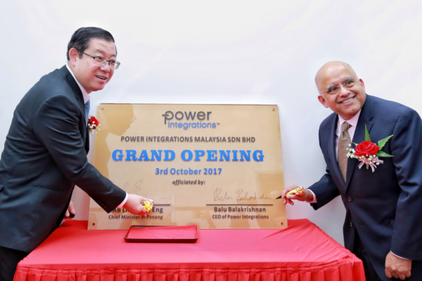 Power Integrations opens production-support and R&D centre in Malaysia