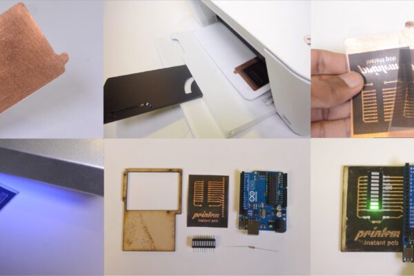 Flexible substrate produces circuitboards on a home printer