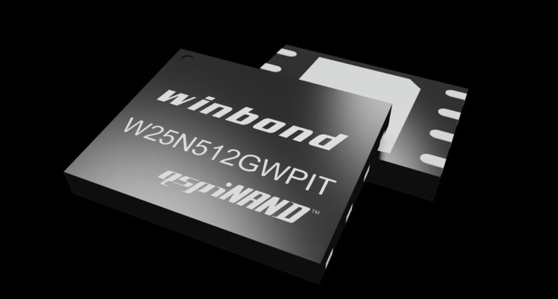 Winbond QspiNAND flash developed for Qualcomm 9205 LTE modem