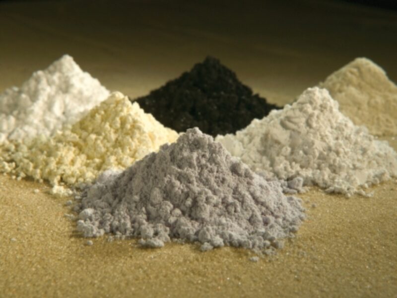 Sourcing rare earth elements from rock waste