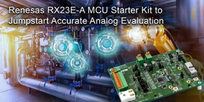 RX23E-A MCU starter kit quickens AFE evaluation