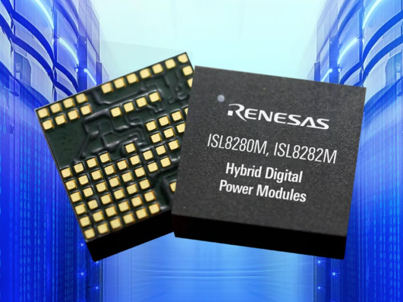 Renesas Electronics Announces 10A and 15A PMBus Power Modules