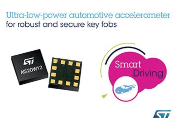 Accelerometer from STMicroelectronics adds durability to secure Remote Key Fobs