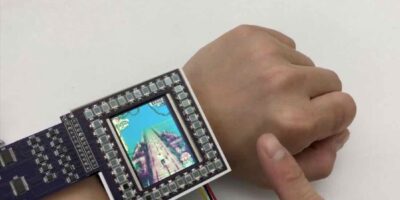 Smartwatch uses photodiodes for both energy harvesting and gesture recognition