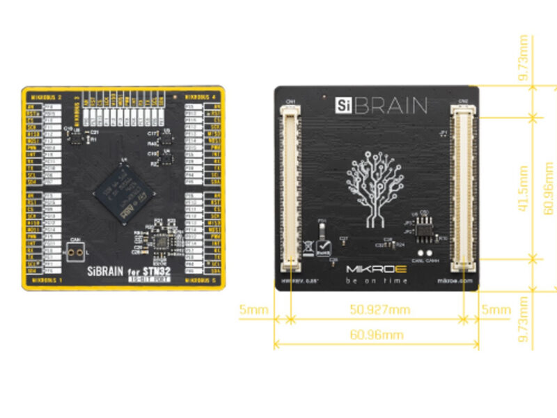 SiBrain module takes on microcontrollers
