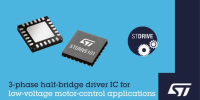 Gate-driver IC for low-voltage brushless motor-control designs