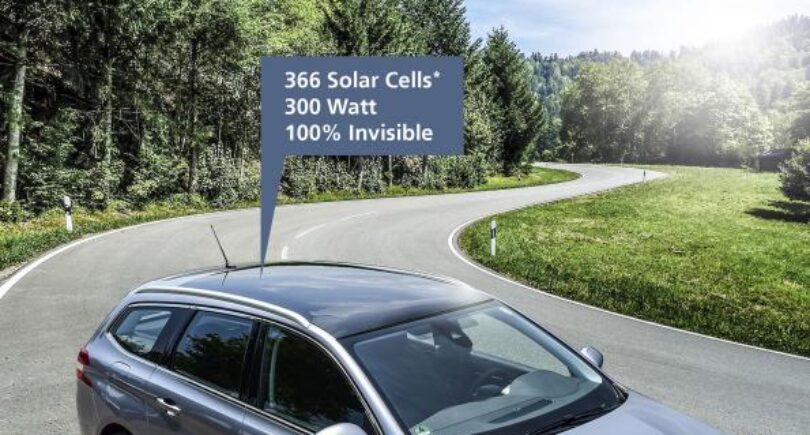 Toit solaire invisible pour l’automobile