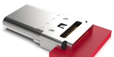 Edge mount USB Type-C plug gives more board space