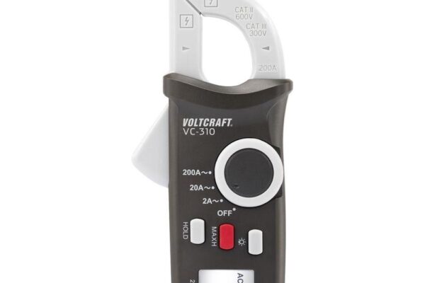 Two entry-level hand-held clamp and multimeter testers in distribution