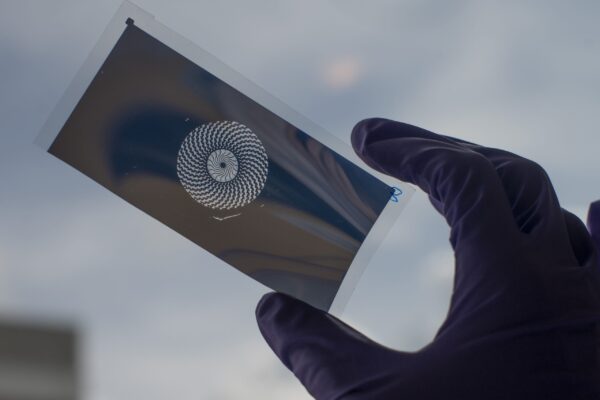 Low cost metal film patterning for greener flexible solar cells
